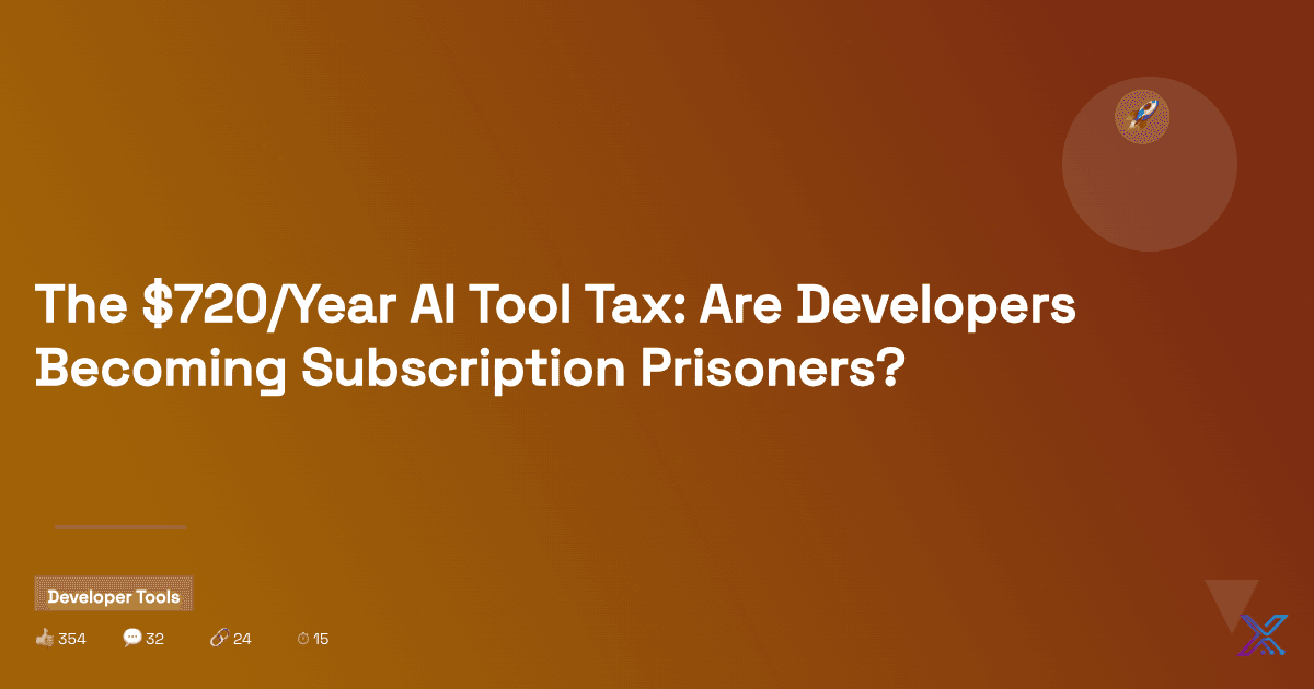 The $720/Year AI Tool Tax: Are Developers Becoming Subscription Prisoners?